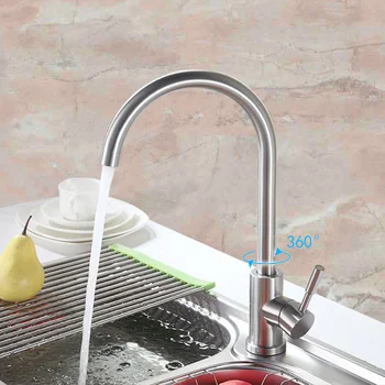 110mm main body welded kitchen hot and cold sink 304 large curved faucet single hole rotating 304 stainless steel sink faucet
110mm main body welded kitchen hot and cold sink 304 large curved faucet single hole rotating 304 stainless steel sink faucet