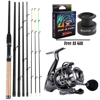 Sougayilang 3.0M Feeder Carbon Rod Sets with Spinning fishing Reel 3 Sections L M H Power Fishing Rod Combon Feeder Rod Pesca 
Sougayilang 3.0M Feeder Carbon Rod Sets with Spinning fishing Reel 3 Sections L M H Power Fishing Rod Combon Feeder Rod Pesca