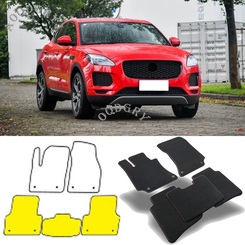 Роскошный Ковер Комплект напольных ковриков подходит для Jaguar E-PACE 2018-2020 стайлинга