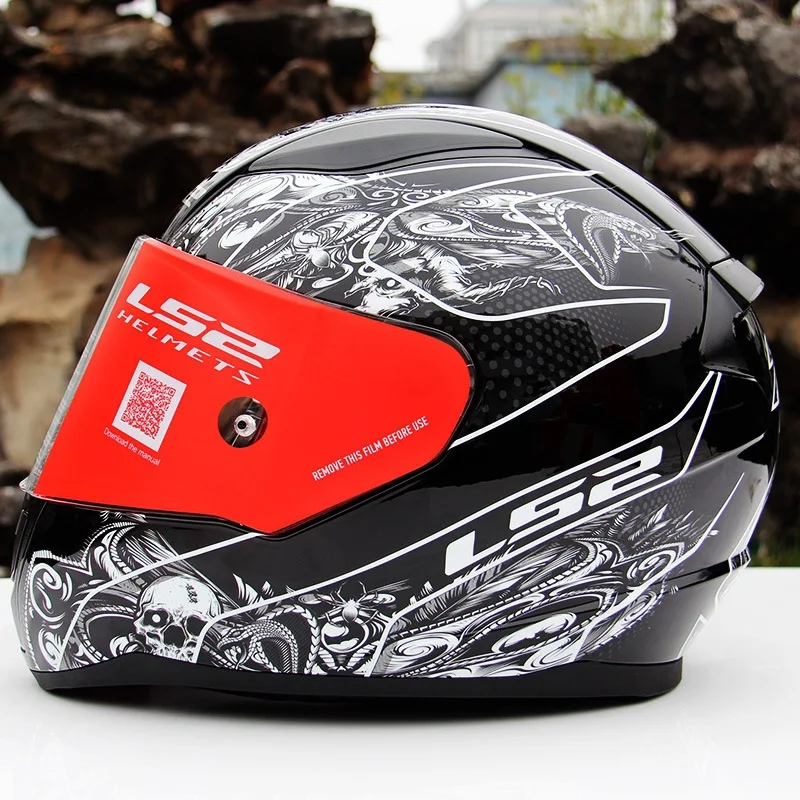 LS2 Motorcycle Helmet Anti-fog Full Face Helmet Shatter-resistant Four Seasons Safety Helmet Locomotive Race Car Sports Car Helm
LS2 Motorcycle Helmet Anti-fog Full Face Helmet Shatter-resistant Four Seasons Safety Helmet Locomotive Race Car Sports Car Helm