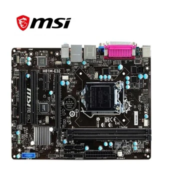 For MSI H81M-E32 Motherboard LGA 1150 DDR3 For Intel H81 H81M Desktop Mainboard SATA III USB3.0 PCI-E X16 2.0 Used
For MSI H81M-E32 Motherboard LGA 1150 DDR3 For Intel H81 H81M Desktop Mainboard SATA III USB3.0 PCI-E X16 2.0 Used