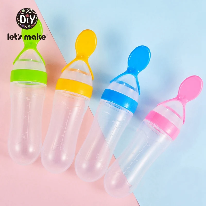 Let's Make Baby Training Rice Spoon Baby Squeeze Feeding Bottle Tableware Tool 90ml Safe Food Grade Silicone Children Dinnerware
Let's Make Baby Training Rice Spoon Baby Squeeze Feeding Bottle Tableware Tool 90ml Safe Food Grade Silicone Children Dinnerware