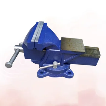 Household Mini Flat Table Steel Vise Manual Bench Clamp for DIY Craft Jewelry Woodworking Carving Milling Vise - 4 inch (Blue)
Household Mini Flat Table Steel Vise Manual Bench Clamp for DIY Craft Jewelry Woodworking Carving Milling Vise - 4 inch (Blue)