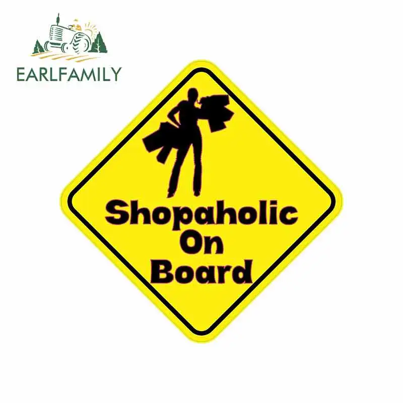 EARLFAMILY 13cm x 13cm for Shopaholic on Board Car Stickers Vinyl JDM Waterproof RV VAN Fine Decal Accessories Graphics Comic
EARLFAMILY 13cm x 13cm for Shopaholic on Board Car Stickers Vinyl JDM Waterproof RV VAN Fine Decal Accessories Graphics Comic