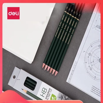Sketching Pencil Deli Art Pencil HB/2B/2H/4B/8b Art Student Professional Painting Pencil Drawing Multi-Specification Optional