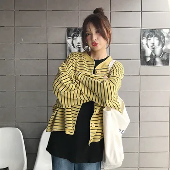 Lychee Girls Stripe Color Block Women Cardigan Sweater Autumn Lady Sweater Top Half High Collar Loose Women Cardigans Sweaters
Lychee Girls Stripe Color Block Women Cardigan Sweater Autumn Lady Sweater Top Half High Collar Loose Women Cardigans Sweaters