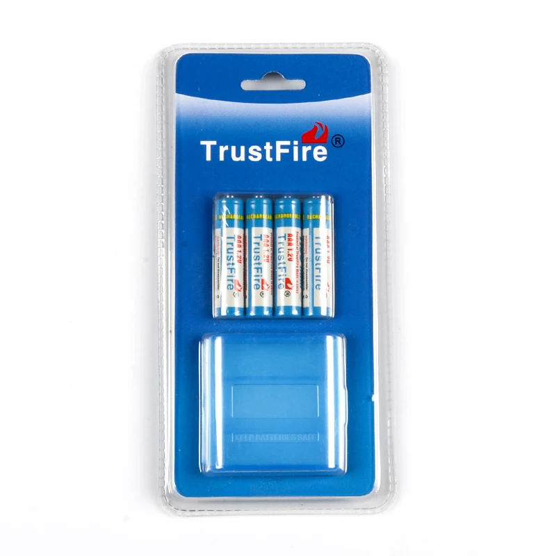 

Trustfire AAA 900mAh 1.2V Rechargeable Ni-MH Battery NiMH Batteries With Package Box For Toys Flashlights Remote Control