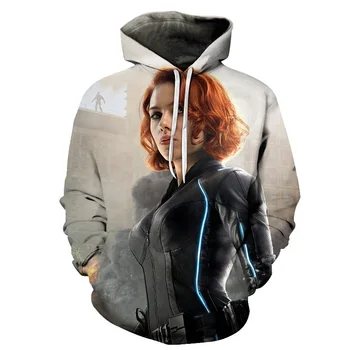 Black Widow Printed Sweatshirt Hoodies Men Women The Avengers Design Streetwear Male Spring Long Sleeve Pullover Man Tracksuit
Black Widow Printed Sweatshirt Hoodies Men Women The Avengers Design Streetwear Male Spring Long Sleeve Pullover Man Tracksuit