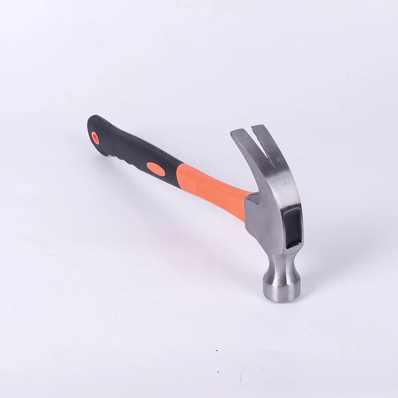 Factory supply 18oz nail hammer with fiber handle martillo de garra carpenter's claw hammer
Factory supply 18oz nail hammer with fiber handle martillo de garra carpenter's claw hammer