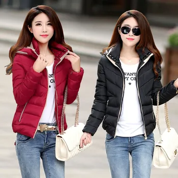 Women's Ladies Winter Parka Jacket Hooded Down cotton short Coat Woman Clothes
Women's Ladies Winter Parka Jacket Hooded Down cotton short Coat Woman Clothes