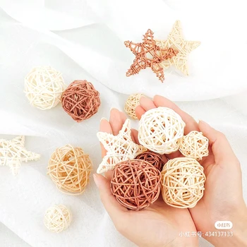 5pcs 7cm Decorative Heart Star Rattan Ball Colorful Sepak Takraw Garden Ornaments Wedding For Birthday Party Home Decoration
5pcs 7cm Decorative Heart Star Rattan Ball Colorful Sepak Takraw Garden Ornaments Wedding For Birthday Party Home Decoration