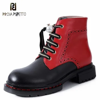 Prova Perfetto Autumn And Winter Botas Mujer Elegant Mixed Colors And Genuine Leather Sapatos Das Mulheres Round Toe Short Boots
Prova Perfetto Autumn And Winter Botas Mujer Elegant Mixed Colors And Genuine Leather Sapatos Das Mulheres Round Toe Short Boots