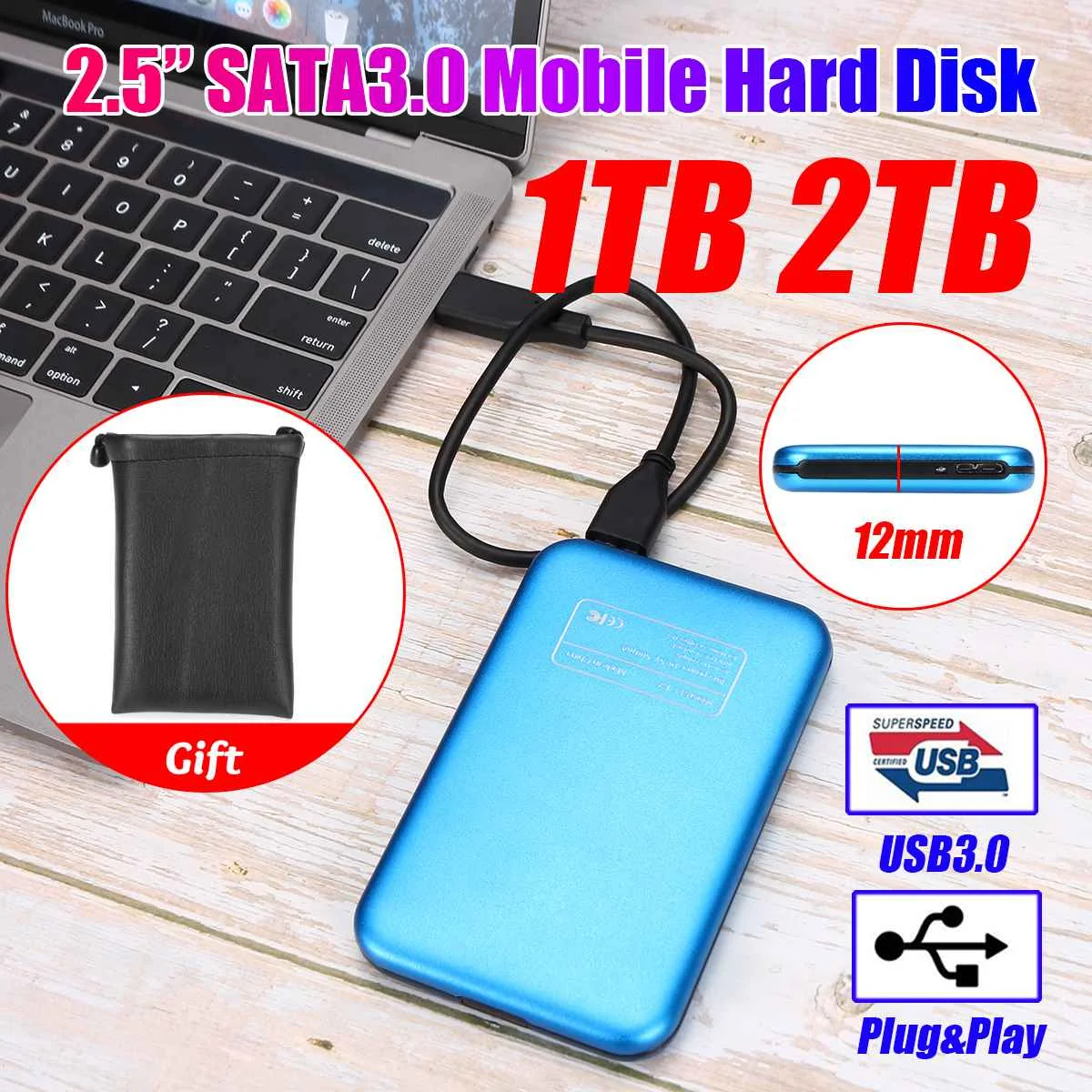2.5 HDD Portable usb3.0 SATA SSD External Case 6Gbps Mobile Hard Disk Box for pc Transmission Closure HDD Hard Enclosure Disk
2.5 HDD Portable usb3.0 SATA SSD External Case 6Gbps Mobile Hard Disk Box for pc Transmission Closure HDD Hard Enclosure Disk