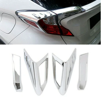 4Pcs Car Silver Rear Tail Light Lamp Eyebrow Cover Trim for Toyota C-HR CHR 2016-2018
4Pcs Car Silver Rear Tail Light Lamp Eyebrow Cover Trim for Toyota C-HR CHR 2016-2018
