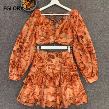 Crop Sets 2020 Summer Casual Sexy Club Skirt Suits Women V-Neck Cross String Deco Long Sleeve Sexy Crop Tops+Ruffle Mini Skirts
Crop Sets 2020 Summer Casual Sexy Club Skirt Suits Women V-Neck Cross String Deco Long Sleeve Sexy Crop Tops+Ruffle Mini Skirts