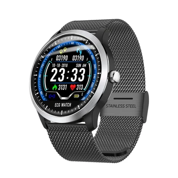 N58 Smart Watch Sports Bracelet PPG ECG HRV Report Heart Rate Blood Pressure Test Monitor Peeter Waterproof Black
N58 Smart Watch Sports Bracelet PPG ECG HRV Report Heart Rate Blood Pressure Test Monitor Peeter Waterproof Black