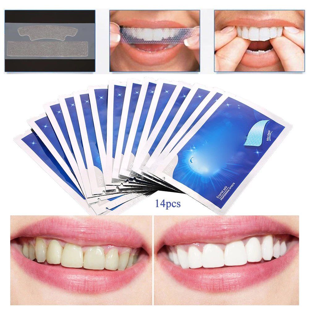 28pcs/14pair Strips Teeth Whitening Gels Tooth Whitening Oral Hygiene Care Double Elastic Teeth Whitening Dental Tools
28pcs/14pair Strips Teeth Whitening Gels Tooth Whitening Oral Hygiene Care Double Elastic Teeth Whitening Dental Tools
