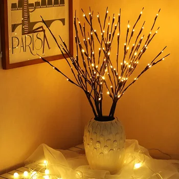 1pcs 20 Bulbs LED Willow Branch Lights Table Lamp Natural Tall Vase Filler Willow Twig Lighted Branch Wedding Christmas Decor
1pcs 20 Bulbs LED Willow Branch Lights Table Lamp Natural Tall Vase Filler Willow Twig Lighted Branch Wedding Christmas Decor