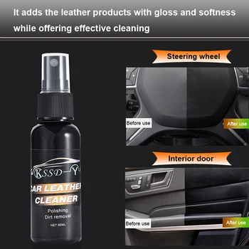 Leather Interior Detergent With Towel Non-toxic for automotive Wipe Cleaner Finish 1pc 50ml Sofa Seat High Quality
Leather Interior Detergent With Towel Non-toxic for automotive Wipe Cleaner Finish 1pc 50ml Sofa Seat High Quality
