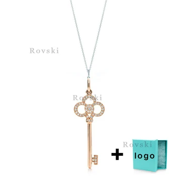 XL TFX Rllen Sterling Silver Simple Rose Gold Necklace Sweater Chain Suitable for Women's Party Jewelry Wholesale Free Delivery.
XL TFX Rllen Sterling Silver Simple Rose Gold Necklace Sweater Chain Suitable for Women's Party Jewelry Wholesale Free Delivery.