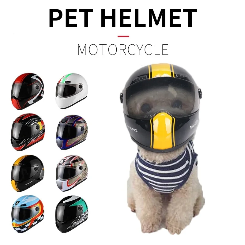Cat Puppy Helmets Small Pet Cool FashionPlastic Outdoor Ridding Protect Caps With Motorcycles Photo Props Pet Accessories
Cat Puppy Helmets Small Pet Cool FashionPlastic Outdoor Ridding Protect Caps With Motorcycles Photo Props Pet Accessories