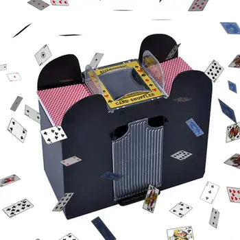 Poker Card Automatic Card Shuffler Electric Board Game Cards Shuffler Six Decks Of Cards Shuffle In Seconds
Poker Card Automatic Card Shuffler Electric Board Game Cards Shuffler Six Decks Of Cards Shuffle In Seconds