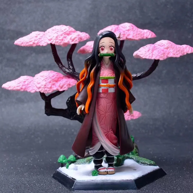 19cm japanese anime Demon Slayer Kamado Nezuko Agatsuma Zenitsu Cherry blossom scene PVC action figure toys collectible toy gift
19cm japanese anime Demon Slayer Kamado Nezuko Agatsuma Zenitsu Cherry blossom scene PVC action figure toys collectible toy gift