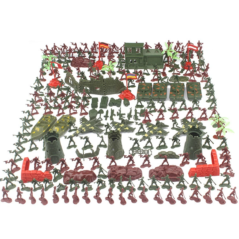 290pcs/set 4cm World War II Sandbox Simulation War Scenes Game FLAGSET Soldier Military Base Model Children Toy
290pcs/set 4cm World War II Sandbox Simulation War Scenes Game FLAGSET Soldier Military Base Model Children Toy