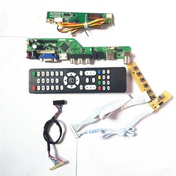 For LP171WX2-TLA1/TLA2 LVDS 1CCFL 30Pin LCD panel monitor HDMI VGA USB AV RF keyboard+Remote+Inverter T.V56 drive card board Kit
For LP171WX2-TLA1/TLA2 LVDS 1CCFL 30Pin LCD panel monitor HDMI VGA USB AV RF keyboard+Remote+Inverter T.V56 drive card board Kit