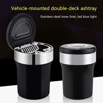 Car Ashtray Portable Smoke Cup Holder Exquisite Smoke Ash Cylinder Auto Truck LED Cigarette Ashtray 
Car Ashtray Portable Smoke Cup Holder Exquisite Smoke Ash Cylinder Auto Truck LED Cigarette Ashtray