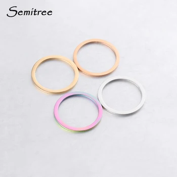 Semitree 5pcs Stainless Steel Big Circle Charms Round Pendant Necklace Bracelet Connector for DIY Jewelry Making Accessories
Semitree 5pcs Stainless Steel Big Circle Charms Round Pendant Necklace Bracelet Connector for DIY Jewelry Making Accessories