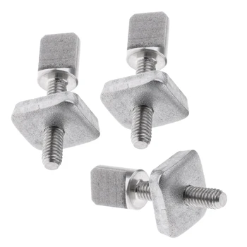 Pack of 3 Stainless Steel Longboard Fin Screw with Plate Mount Hardware
Pack of 3 Stainless Steel Longboard Fin Screw with Plate Mount Hardware