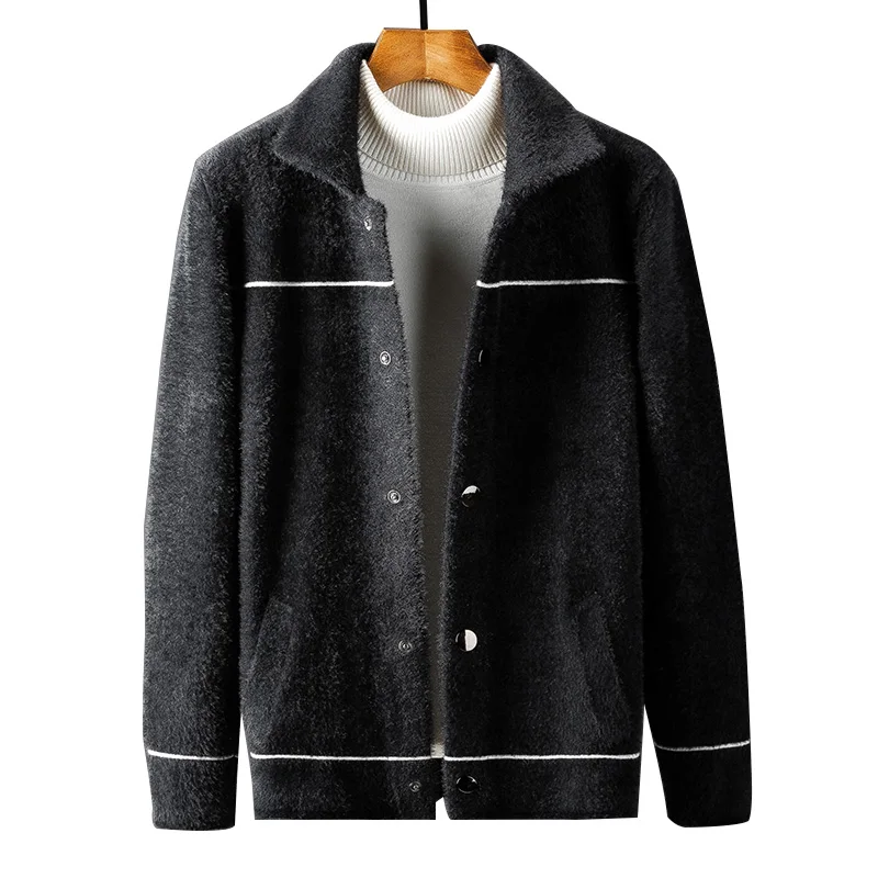 2019 men Cardigans Sweater V neck Solid Loose Knitwear Single Breasted Casual Knit Cardigan Outwear Winter Jacket Coat
2019 men Cardigans Sweater V neck Solid Loose Knitwear Single Breasted Casual Knit Cardigan Outwear Winter Jacket Coat