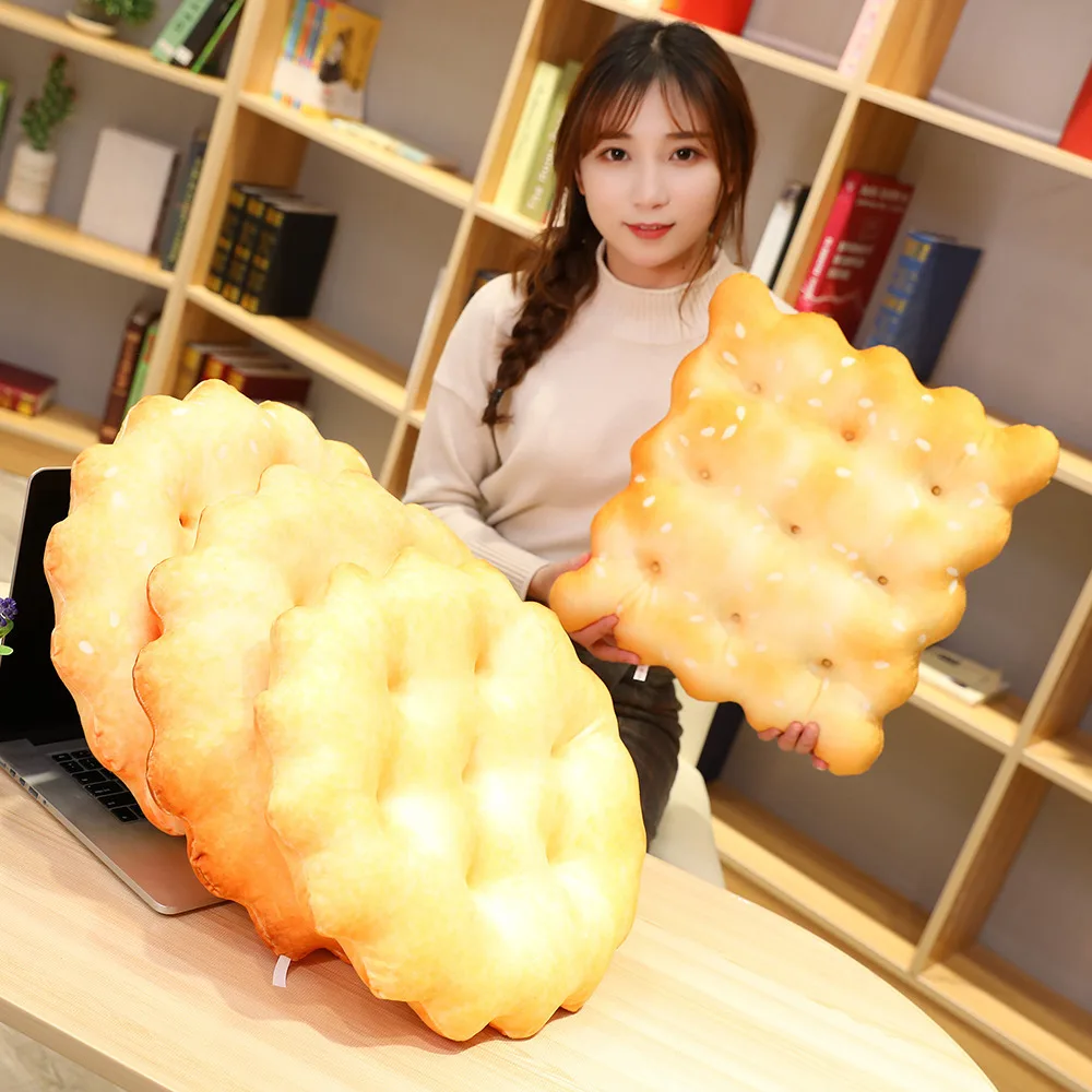Creative Simulation Biscuit Pillow Cushion Snack Plush Toys Office Chair Student Cushion Can Be Customized
Creative Simulation Biscuit Pillow Cushion Snack Plush Toys Office Chair Student Cushion Can Be Customized