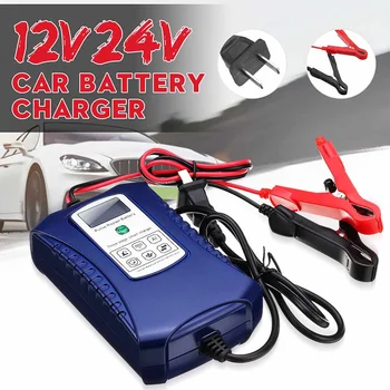 12/24V 60W Full Automatic Car Battery Charger Power Pulse Repair Chargers Wet Dry Lead Acid Digital LCD Display Battery-chargers
12/24V 60W Full Automatic Car Battery Charger Power Pulse Repair Chargers Wet Dry Lead Acid Digital LCD Display Battery-chargers