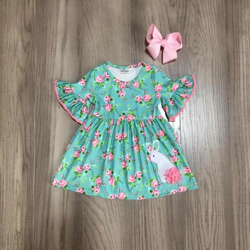 new arrivals Easter baby girls spring summer children clothes cotton sleeveless dress bunny floral knee length match accessories
new arrivals Easter baby girls spring summer children clothes cotton sleeveless dress bunny floral knee length match accessories