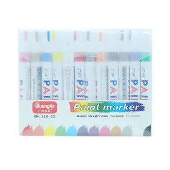 12pcs/lot colorful Waterproof pen Car Tyre Tire CD Metal Permanent Paint markers Graffiti Oily Marker Pen stationery office
12pcs/lot colorful Waterproof pen Car Tyre Tire CD Metal Permanent Paint markers Graffiti Oily Marker Pen stationery office