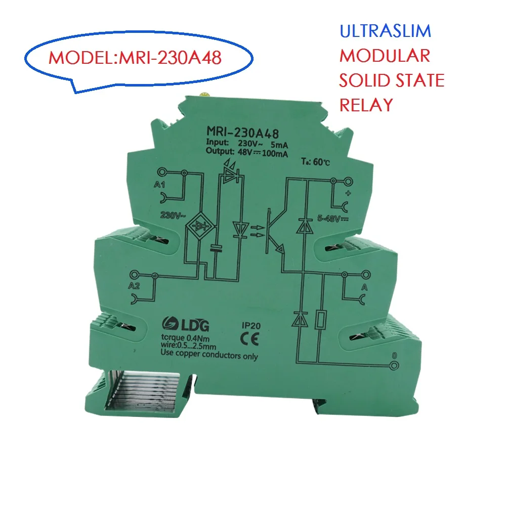 MRI-230A48 DIN RAIL RA Interface Voltage Relay Module Input 230VAC Opticalcoupler Isolation Signal DIN Rail Relay ultraslim
MRI-230A48 DIN RAIL RA Interface Voltage Relay Module Input 230VAC Opticalcoupler Isolation Signal DIN Rail Relay ultraslim