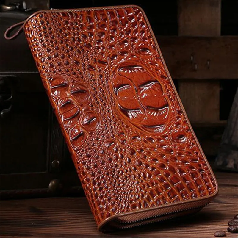 Unisex multi-functional crocodile pattern Wallet cowhide fashion first layer leather long business Purses
Unisex multi-functional crocodile pattern Wallet cowhide fashion first layer leather long business Purses