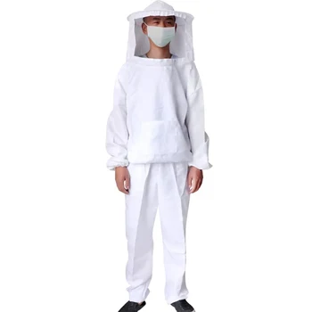 4pcs Anti-bee Protective Clothing Jackets Beekeeping Tools Breathable White Suit Bee Gloves J-shaped Hook Set Equipment JDH99
4pcs Anti-bee Protective Clothing Jackets Beekeeping Tools Breathable White Suit Bee Gloves J-shaped Hook Set Equipment JDH99