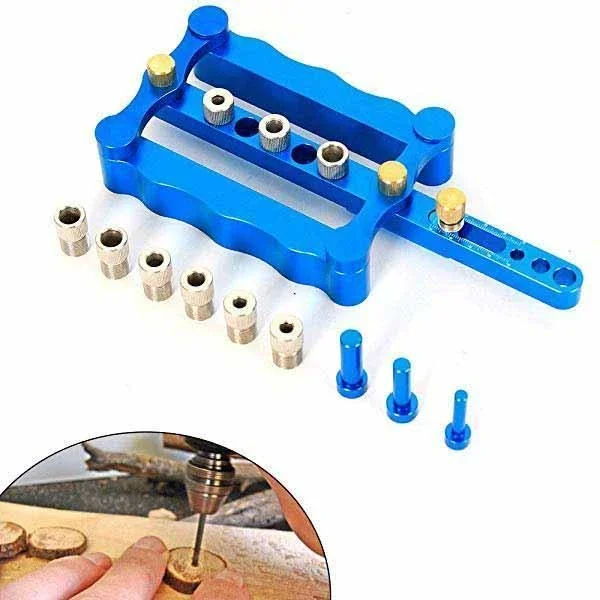 Positioning Fixture 6/8/10MM Drilling Tool Woodworking Hole Punch Locator Round Wood Dowel Hole Punch Locator Hole Opener DIY
Positioning Fixture 6/8/10MM Drilling Tool Woodworking Hole Punch Locator Round Wood Dowel Hole Punch Locator Hole Opener DIY