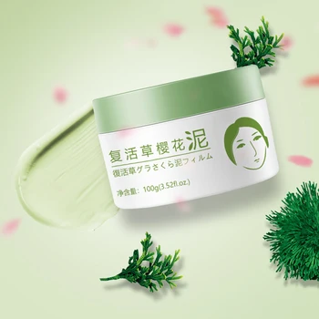 Cleansing Mask Volcanic Mud Resurrection Grass Cherry Mud Mask Deep Cleansing Oil Control Shrink Pore Mask Cream Skin Care TSLM1
Cleansing Mask Volcanic Mud Resurrection Grass Cherry Mud Mask Deep Cleansing Oil Control Shrink Pore Mask Cream Skin Care TSLM1