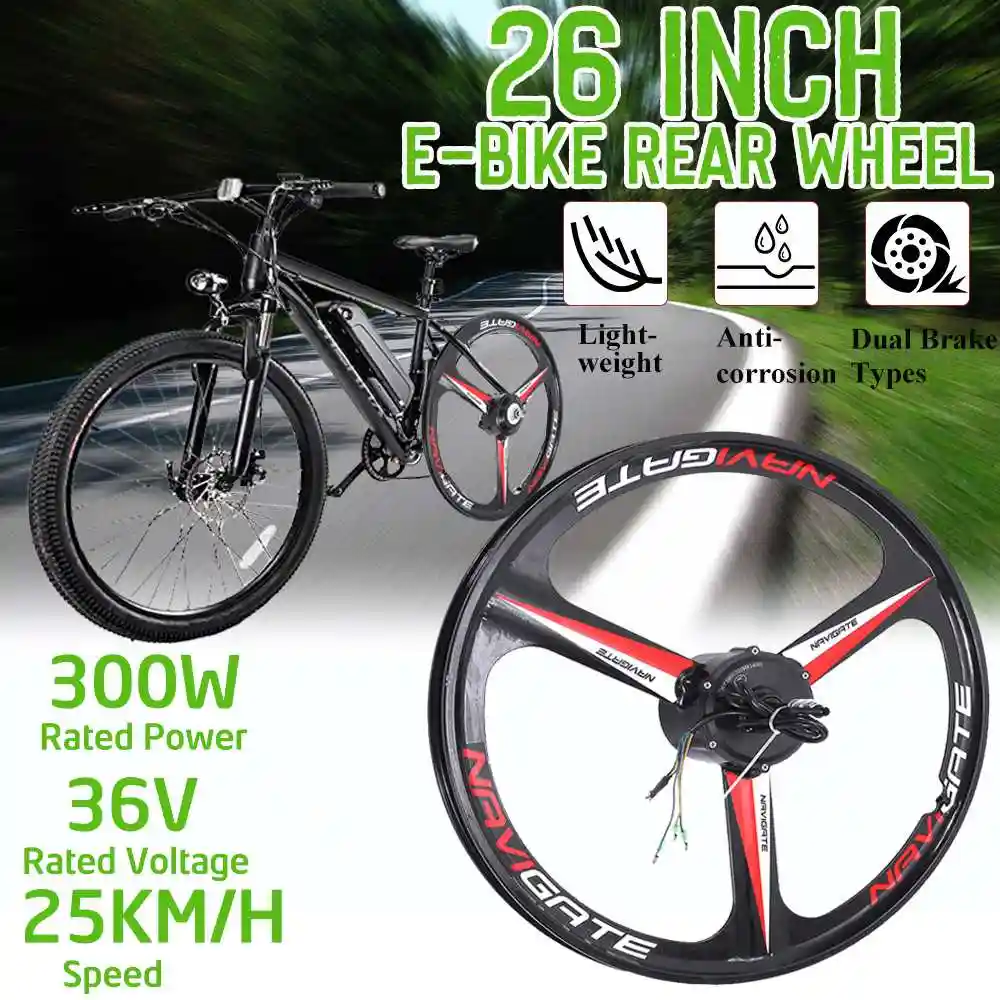 hybrid bike rear wheel