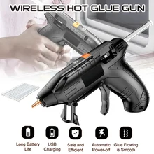 Hot Melt Glue Gun+Glue Sticks(10/40pcs) Set Cordless Rechargeable Hot Glue Applicator Home Improvement Craft Kit
Hot Melt Glue Gun+Glue Sticks(10/40pcs) Set Cordless Rechargeable Hot Glue Applicator Home Improvement Craft Kit