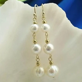 Unique Pearls jewellery Store 11mm White Round Freshwater Pearl Dangle Earring Charming Women Gift Jewelry Fast Shipping
Unique Pearls jewellery Store 11mm White Round Freshwater Pearl Dangle Earring Charming Women Gift Jewelry Fast Shipping