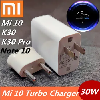 Xiaomi 30W charger Original MI 10 turbo charge Fast 10V 3A adapter For xiaomi 10 Pro K30 Pro K 30 mi9 9 k20 pro mi 9t NOTE 10
Xiaomi 30W charger Original MI 10 turbo charge Fast 10V 3A adapter For xiaomi 10 Pro K30 Pro K 30 mi9 9 k20 pro mi 9t NOTE 10