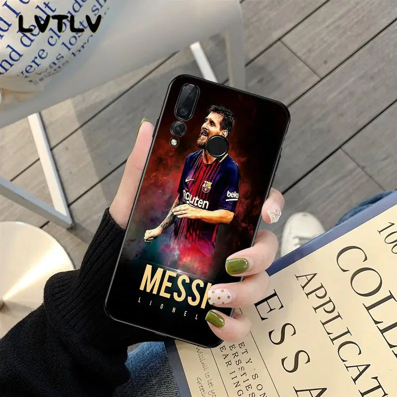 LVTLV Messi ТПУ Мягкий силиконовый чехол для телефона huawei P9 10 lite P20 pro P30pro Psmart mate 20pro Fundas