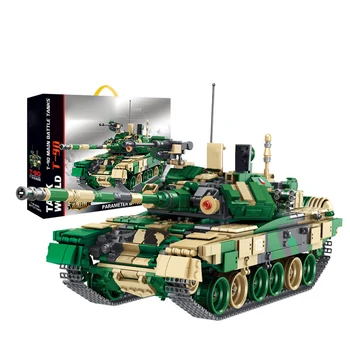 1773Pcs WW2 Swat Russia T90 Main Battle Tank Weapons Small Particle Military Building Blocks Educational Toy Set For 8+
1773Pcs WW2 Swat Russia T90 Main Battle Tank Weapons Small Particle Military Building Blocks Educational Toy Set For 8+
