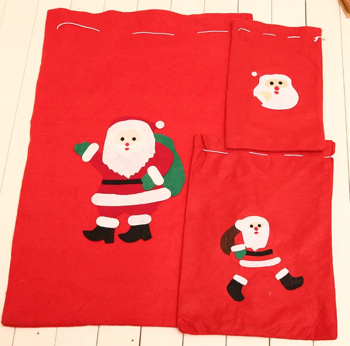size non-woven fabrics gift bag storage bags christmas candy