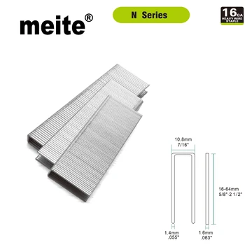 Meite N Sharp Staples N21 Nails 10010pcs 10.8mm crown 50mm length for N851 / N851D / N851F air Nail Gun
Meite N Sharp Staples N21 Nails 10010pcs 10.8mm crown 50mm length for N851 / N851D / N851F air Nail Gun